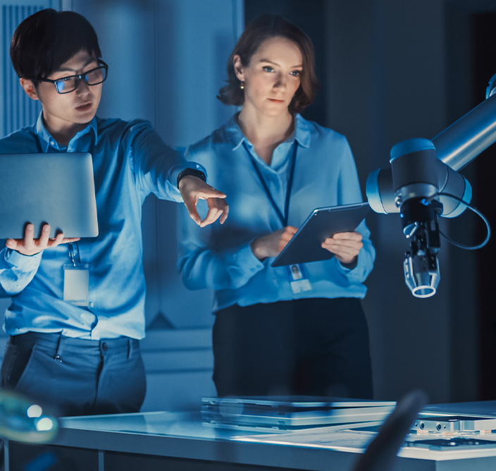 Most Advanced Digital Factory Initiative Drives Automation Computer vision and robotics for automated quality inspection and warehouse management.