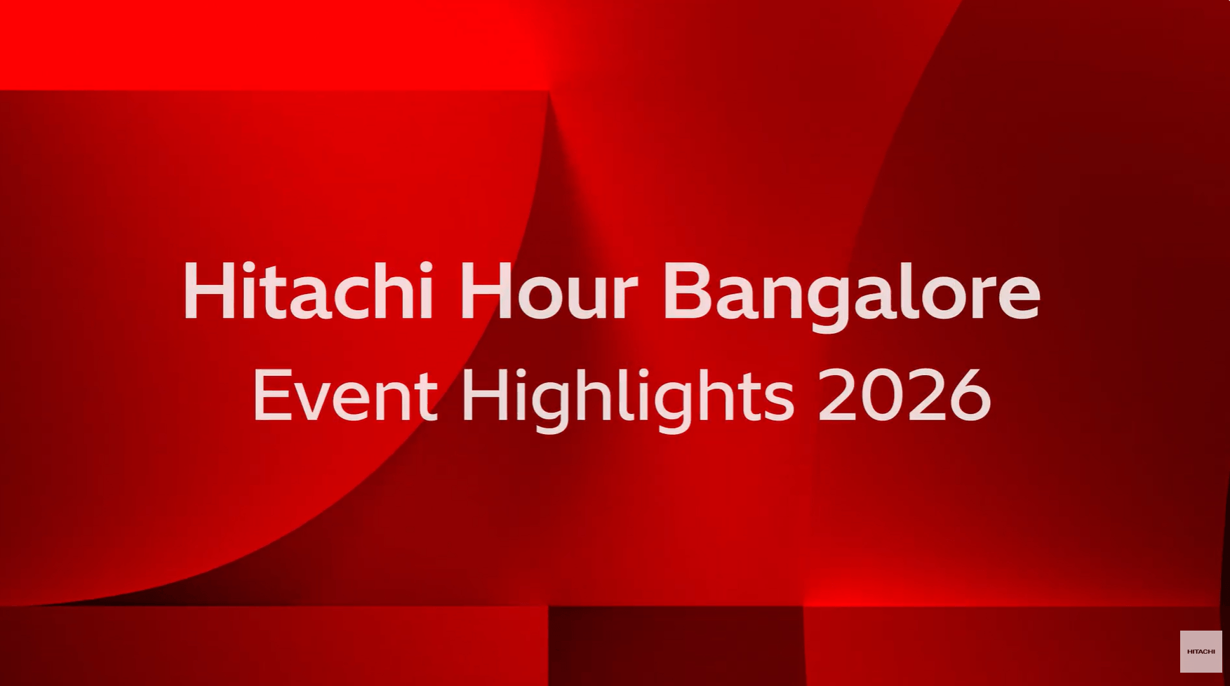 Hitachi Hour Bangalore 2026 | Analysts, Advisors, and Industry Leaders in Conversation